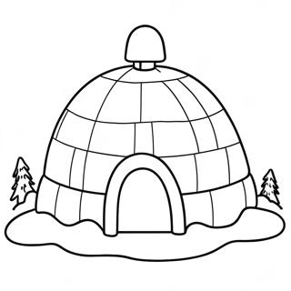 Igloo Coloring Page 32233-25478