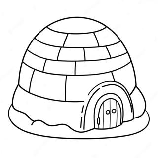 Igloo Coloring Page 32233-25479