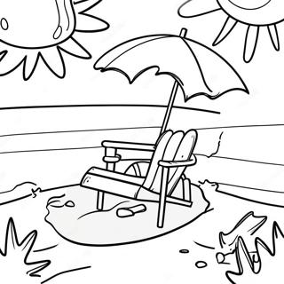 Summer Fun Coloring Pages