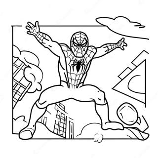 Spider-Man Ostereiersuche Ausmalbild 32303-25543