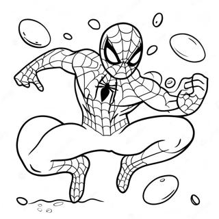 Spider-Man Mit Bunten Ostereiern Ausmalbild 32304-25538