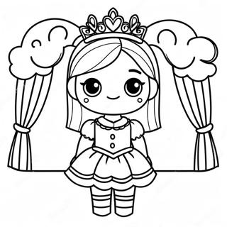 Royal High Roblox Girl Coloring Pages