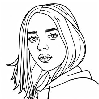 Billie Eilish Coloring Pages