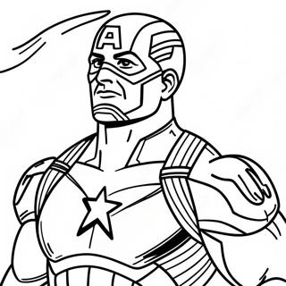 Captain America Civil War Coloring Page 32443-25643