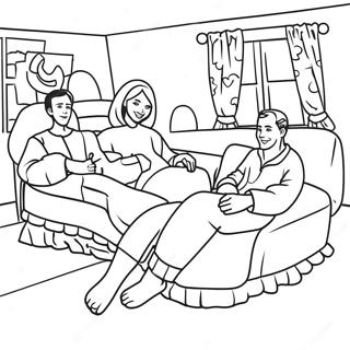 Cozy Pajama Party Coloring Page 32454-25667