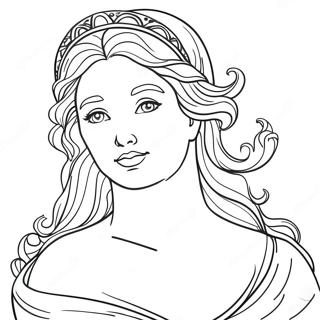 Aphrodite Coloring Pages