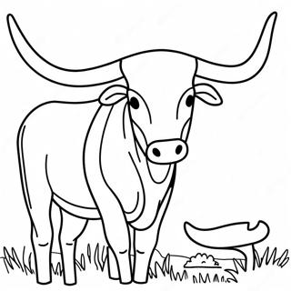 Longhorn Ausmalbild 32483-25697