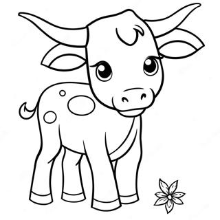 Longhorn Coloring Pages