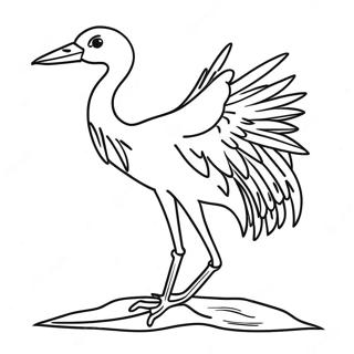 Crane Coloring Page 32493-25682