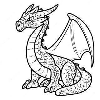 Ender Dragon Coloring Pages