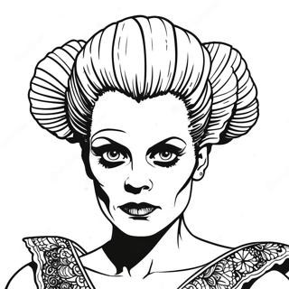 Bride Of Frankenstein Coloring Pages