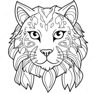 Lynx Coloring Pages