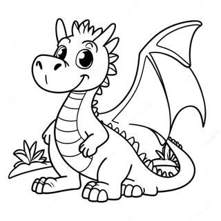 Spike The Dragon Coloring Page 32583-25782