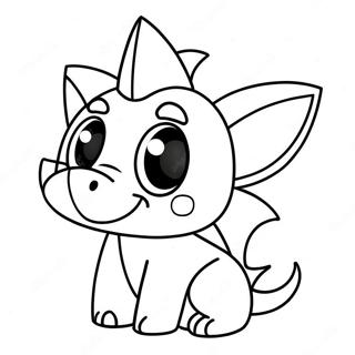 Cute Spike Coloring Page 32584-25756