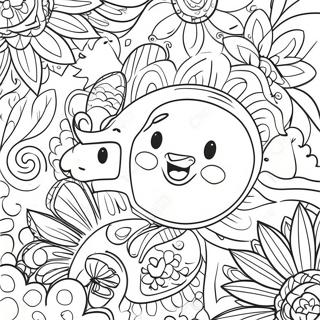 Colorful Pages Coloring Page 32614-25774