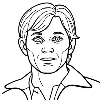 Creepy Serial Killer In Shadows Coloring Page 32664-25824