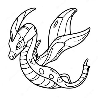 Flying Rayquaza Coloring Page 32704-25856