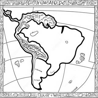 South America Coloring Pages