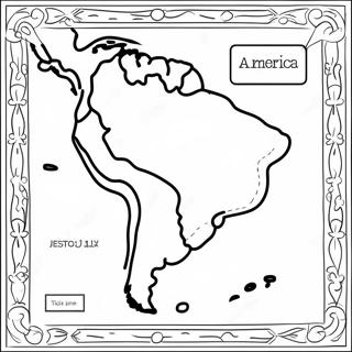 South America Map Coloring Page 32723-25866