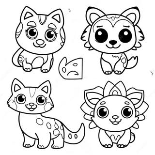 Colorful South American Animals Coloring Page 32724-25910