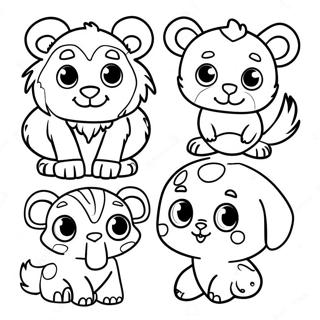 Colorful South American Animals Coloring Page 32724-25911