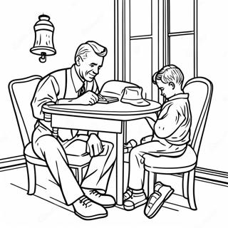 Norman Rockwell Coloring Pages