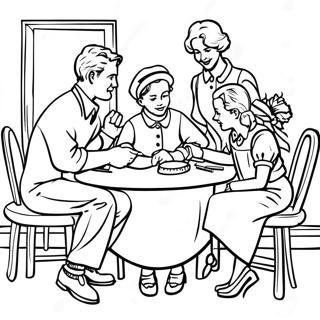 Norman Rockwell Coloring Pages