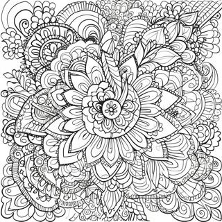 Intricate Mandala Pattern Coloring Page 32774-25907