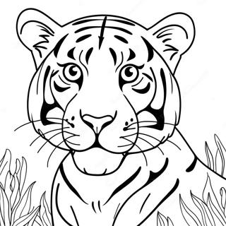 Bengals Tiger Coloring Page 3280-2618