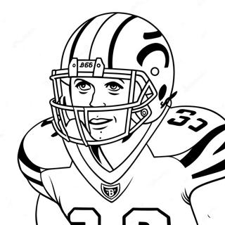 Bengals Football Player Coloring Page 3281-2616