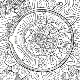 Hipster Aesthetic Coloring Pages