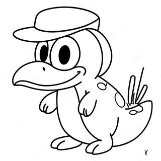 Perry The Platypus Coloring Page 32883-26007