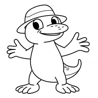 Perry The Platypus Coloring Page 32883-26008