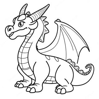 Dragon For Adults Coloring Pages