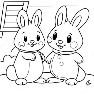 Max Ve Ruby Boyama Sayfaları