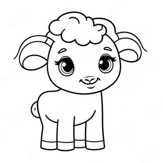 Cute Baby Ram Coloring Page 32954-26056