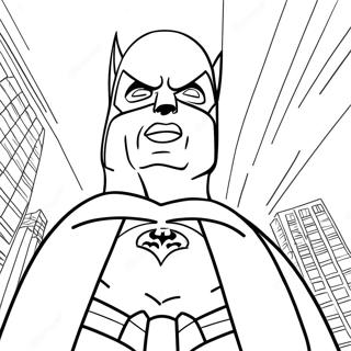 Batman In Gotham City Coloring Page 32964-26067