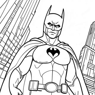 Batman In Gotham City Coloring Page 32964-26068