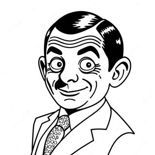 Mr Bean Coloring Pages