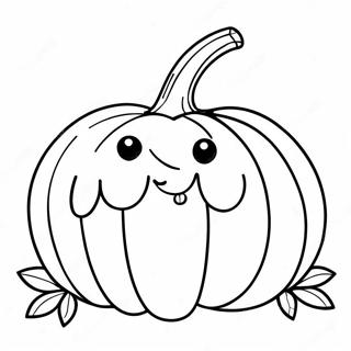 Smiling Pumpkin Coloring Page 32-31