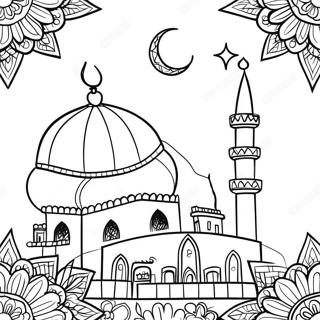 Eid Celebration Coloring Page 3300-2639