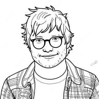 Ed Sheeran Coloring Pages