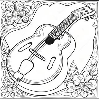 Mandolin Coloring Pages