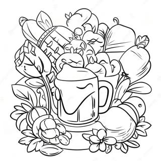 Oktoberfest Coloring Pages