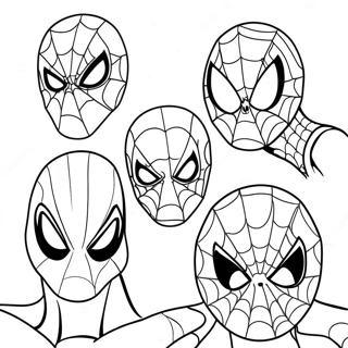 Spiderman 3 Villains Coloring Page 33154-26213