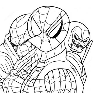 Spiderman 3 Villains Coloring Page 33154-26215