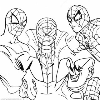 Spiderman 3 Villains Coloring Page 33154-26216