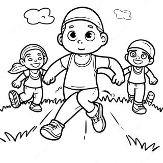 Exciting Field Day Games Coloring Page 33174-26228