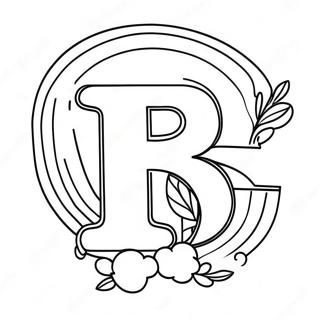 Rainbow Letter R Coloring Page 3321-2644