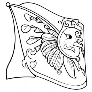 Banner Coloring Pages